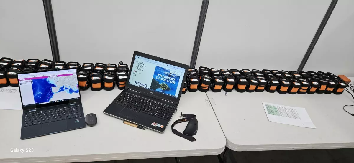 Départ Transat Café L'Or 2025 - Ocean Tracking